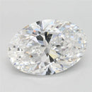 3.14ct Oval Lab Grown Diamond (Colour D, Clarity VVS1, IGI Certified)