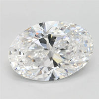 3.14ct Oval Lab Grown Diamond (Colour D, Clarity VVS1, IGI Certified)
