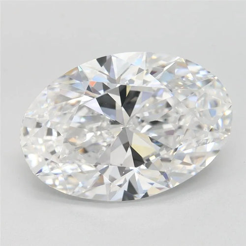3.14ct Oval Lab Grown Diamond (Colour D, Clarity VVS1, IGI Certified)