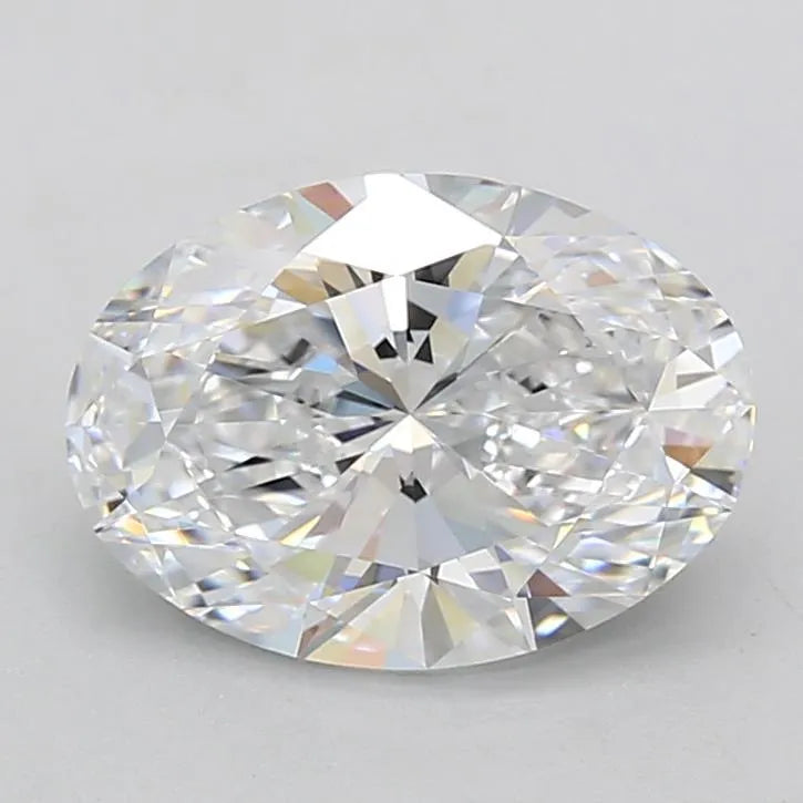 3.14ct Oval Lab Grown Diamond (Colour D, Clarity VVS1, IGI Certified)