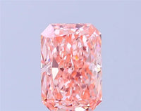 3.17ct Radiant Lab Grown Diamond (Colour Fancy Vivid Pink, Clarity VVS2, IGI Certified)