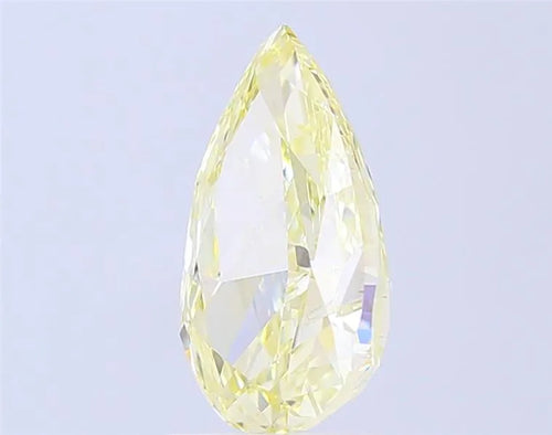 3.19ct Pear Lab Grown Diamond (Colour Fancy Light Yellow, Clarity VVS2, IGI Certified)