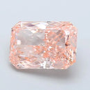 3.21ct Radiant Lab Grown Diamond (Colour Fancy Vivid Pink, Clarity VVS2, IGI Certified)