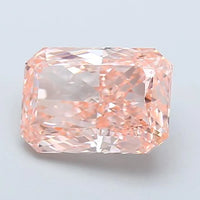 3.21ct Radiant Lab Grown Diamond (Colour Fancy Vivid Pink, Clarity VVS2, IGI Certified)