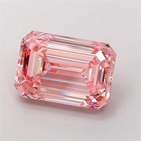 3.31ct Emerald Lab Grown Diamond (Colour Fancy Vivid Pink, Clarity VS1, IGI Certified)