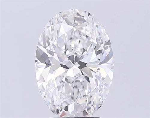 3.31ct Oval Lab Grown Diamond (Colour E, Clarity VVS2, IGI Certified)