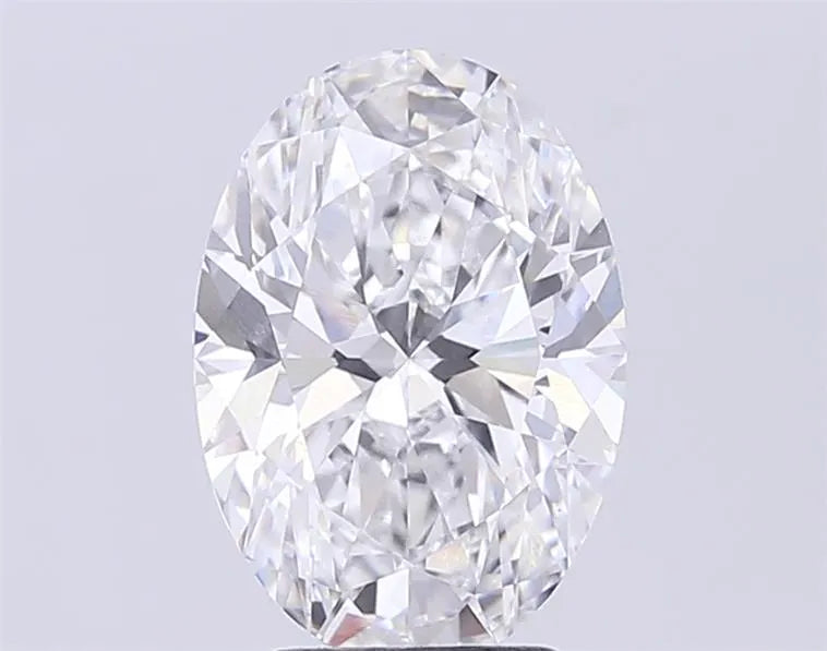 3.31ct Oval Lab Grown Diamond (Colour E, Clarity VVS2, IGI Certified)