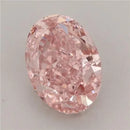 3.37ct Oval Lab Grown Diamond (Colour Fancy Vivid Pink, Clarity VS1, IGI Certified)