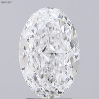 3.43ct Oval Lab Grown Diamond (Colour E, Clarity VS1, IGI Certified)