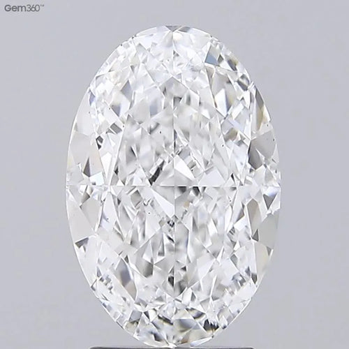 3.43ct Oval Lab Grown Diamond (Colour E, Clarity VS1, IGI Certified)