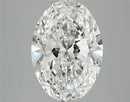 3.43ct Oval Lab Grown Diamond (Colour F, Clarity VVS2, IGI Certified)