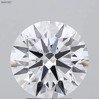 3.46ct Round Lab Grown Diamond (Colour F, Clarity VVS2, Cut ID, IGI Certified)
