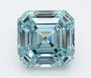3.50ct Asscher Lab Grown Diamond (Colour Fancy Vivid Blue, Clarity VVS2, IGI Certified)
