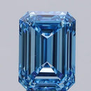 3.50ct Emerald Lab Grown Diamond (Colour Fancy Vivid Blue, Clarity SI1, Cut VG, IGI Certified)