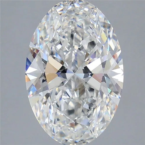 3.50ct Oval Lab Grown Diamond (Colour F, Clarity VVS2, IGI Certified)