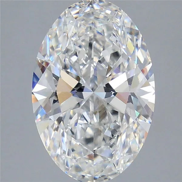 3.50ct Oval Lab Grown Diamond (Colour F, Clarity VVS2, IGI Certified)