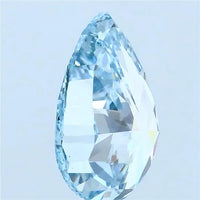 3.50ct Pear Lab Grown Diamond (Colour Fancy Vivid Blue, Clarity VS1, IGI Certified)