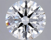 3.50ct Round Lab Grown Diamond (Colour G, Clarity VVS2, Cut ID, IGI Certified)
