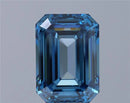 3.52ct Emerald Lab Grown Diamond (Colour Fancy Vivid Blue, Clarity VS1, IGI Certified)