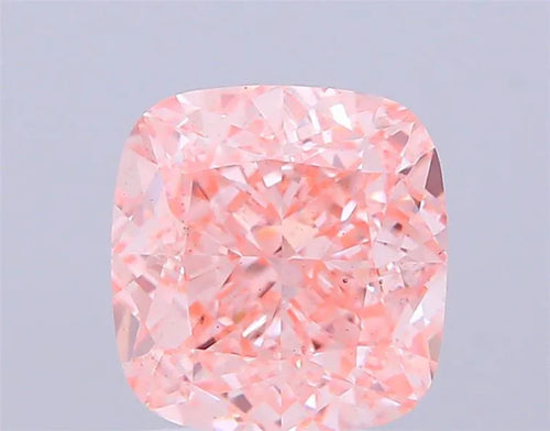 3.53ct Cushion modified Lab Grown Diamond (Colour Fancy Vivid Pink, Clarity VS2, IGI Certified)