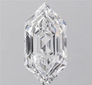 3.54ct Hexagonal Lab Grown Diamond (Colour E, Clarity VVS2, IGI Certified)