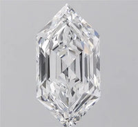 3.54ct Hexagonal Lab Grown Diamond (Colour E, Clarity VVS2, IGI Certified)