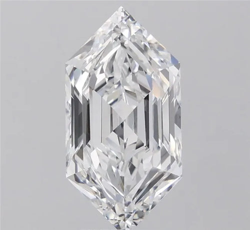 3.54ct Hexagonal Lab Grown Diamond (Colour E, Clarity VVS2, IGI Certified)
