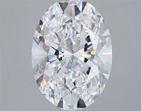 3.54ct Oval Lab Grown Diamond (Colour D, Clarity VVS2, IGI Certified)