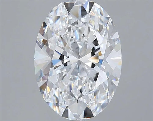 3.54ct Oval Lab Grown Diamond (Colour D, Clarity VVS2, IGI Certified)