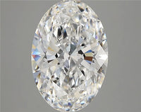3.55ct Oval Lab Grown Diamond (Colour D, Clarity VVS2, IGI Certified)
