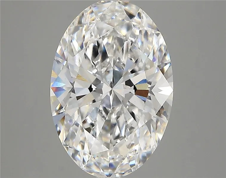 3.55ct Oval Lab Grown Diamond (Colour D, Clarity VVS2, IGI Certified)