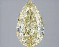 3.56ct Pear Lab Grown Diamond (Colour Fancy Intense Yellow, Clarity VVS2, IGI Certified)