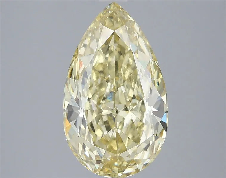 3.56ct Pear Lab Grown Diamond (Colour Fancy Intense Yellow, Clarity VVS2, IGI Certified)