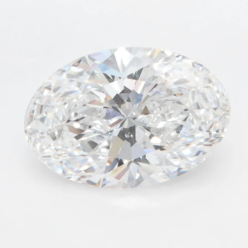 3.58ct Oval Lab Grown Diamond (Colour D, Clarity VVS1, IGI Certified)