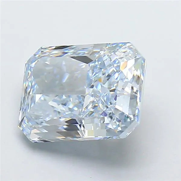 3.58ct Radiant Lab Grown Diamond (Colour Fancy Blue, Clarity VVS2, IGI Certified)