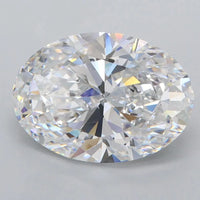 3.60ct Oval Lab Grown Diamond (Colour E, Clarity FL, IGI Certified)