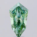 3.63ct Hexagonal Lab Grown Diamond (Colour Fancy Vivid Green, Clarity VS1, IGI Certified)