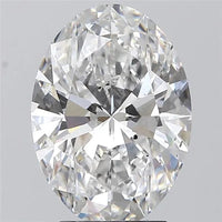 3.63ct Oval Lab Grown Diamond (Colour F, Clarity SI1, IGI Certified)
