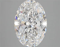 3.64ct Oval Lab Grown Diamond (Colour D, Clarity VVS2, IGI Certified)