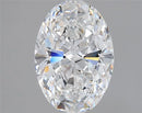 3.65ct Oval Lab Grown Diamond (Colour D, Clarity VVS1, IGI Certified)