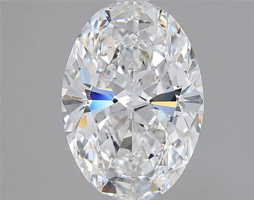 3.65ct Oval Lab Grown Diamond (Colour D, Clarity VVS1, IGI Certified)