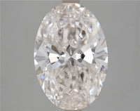 3.67ct Oval Lab Grown Diamond (Colour E, Clarity VVS2, IGI Certified)