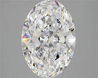 3.84ct Oval Lab Grown Diamond (Colour D, Clarity VVS2, IGI Certified)