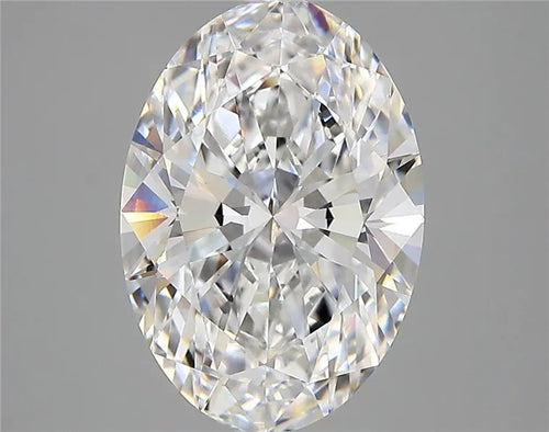 3.84ct Oval Lab Grown Diamond (Colour D, Clarity VVS2, IGI Certified)