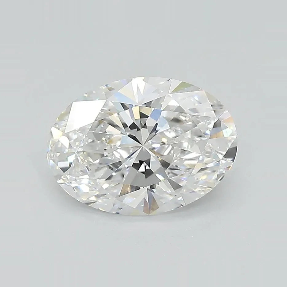 3.88ct Oval Lab Grown Diamond (Colour D, Clarity VVS2, Cut EX, IGI Certified)
