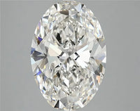 3.89ct Oval Lab Grown Diamond (Colour G, Clarity VVS2, IGI Certified)