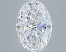 3.90ct Oval Lab Grown Diamond (Colour D, Clarity VVS2, IGI Certified)
