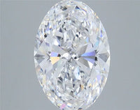 3.90ct Oval Lab Grown Diamond (Colour D, Clarity VVS2, IGI Certified)
