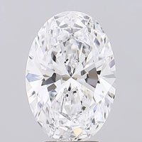 3.91ct Oval Lab Grown Diamond (Colour D, Clarity IF, IGI Certified)
