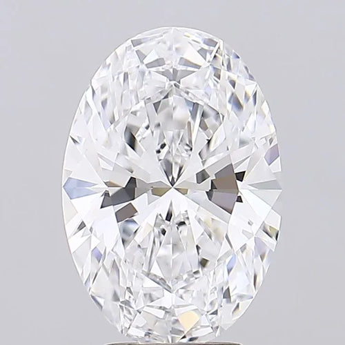 3.91ct Oval Lab Grown Diamond (Colour D, Clarity IF, IGI Certified)
